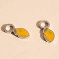 Mini Lemon Huggie Hoop Charms 1