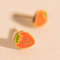 Mini Strawberry Stud Earrings 1
