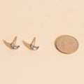 Croissant Stud Earrings 7