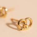 Pretzel Stud Earrings 3