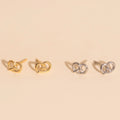 Pretzel Stud Earrings 7