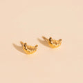 Croissant Stud Earrings 1
