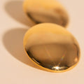 Jumbo Button Stud Earrings 7