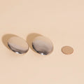Jumbo Button Stud Earrings 2
