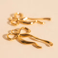 Ribbon Bow Huggie Hoop Charms 5