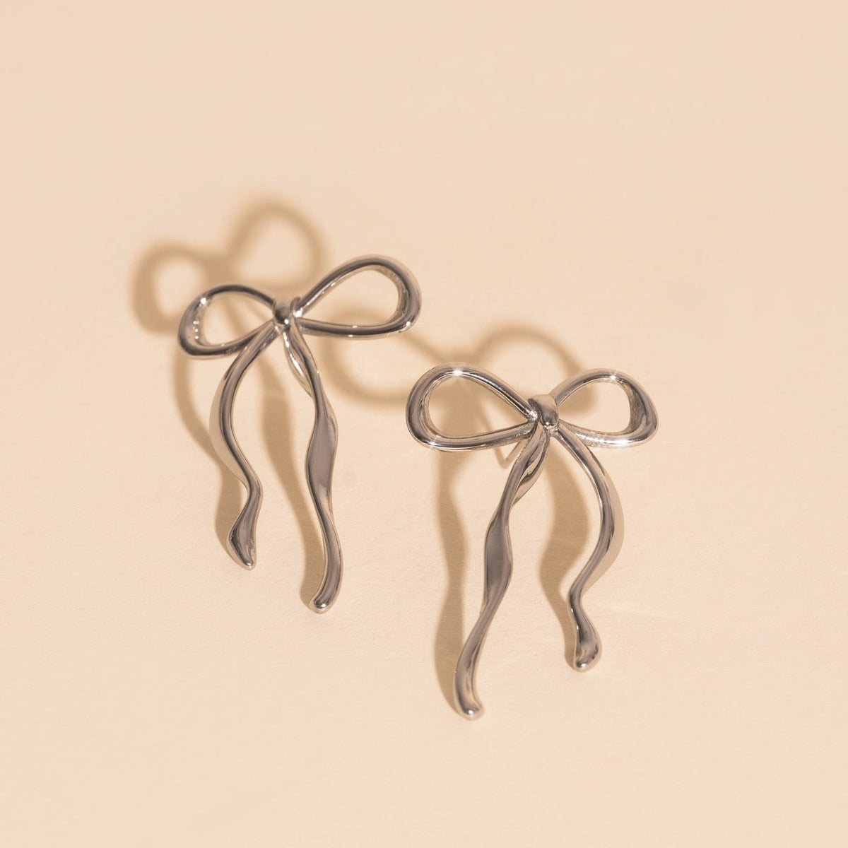 Jumbo Bow Stud Earrings