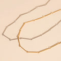 Bar Link Chain Necklace 9