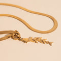 Fishbone Necklace Charm 8