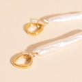 Sailor's Pearl Huggie Hoop Charms 2