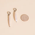 Sailor's Pearl Huggie Hoop Charms 8
