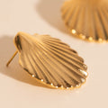 Jumbo Seashell Stud Earrings 2