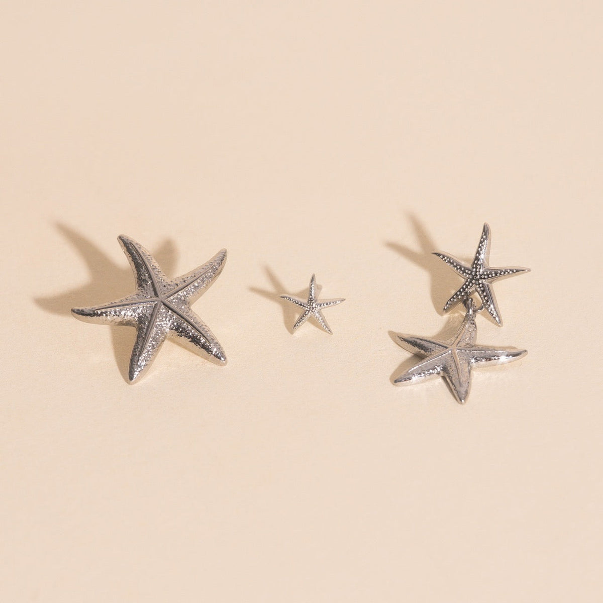 Jumbo Starfish Stud Earrings