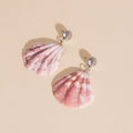 Seashell Dangle Stud Earrings 7