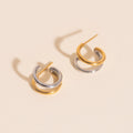 Mini Mixed Loop Stud Earrings 3