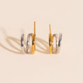 Mini Mixed Loop Stud Earrings 2