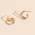 Mini Mixed Loop Stud Earrings 1