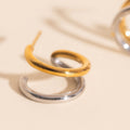 Mini Mixed Loop Stud Earrings 4