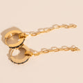 Chain Huggie Hoop Charms 2