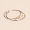 Lasso Rope Rounded Huggie Hoop Earrings 7