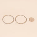 Lasso Rope Rounded Huggie Hoop Earrings 9