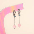 Love Chain Huggie Hoop Charms 8