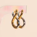 Infinity Chunky Rounded Huggie Hoop 5