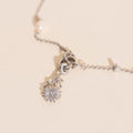 April Daisy Birth Flower Necklace Charm 7