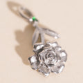 May Peony Birth Flower Necklace Charm 5