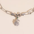 May Peony Birth Flower Necklace Charm 8