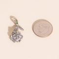 May Peony Birth Flower Necklace Charm 9