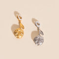 June Rose Birth Flower Necklace Charm 9