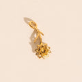 July Lily Birth Flower Necklace Charm 1