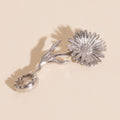 September Aster Birth Flower Necklace Charm 7