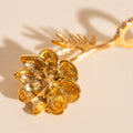 October Cosmos Birth Flower Necklace Charm 2