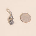 November Chrysanthemum Birth Flower Necklace Charm 8