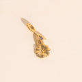 February Violet Birth Flower Necklace Charm 1