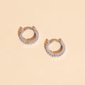 Scalloped Huggie Hoop Earrings 5