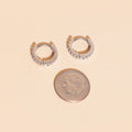 Scalloped Huggie Hoop Earrings 6