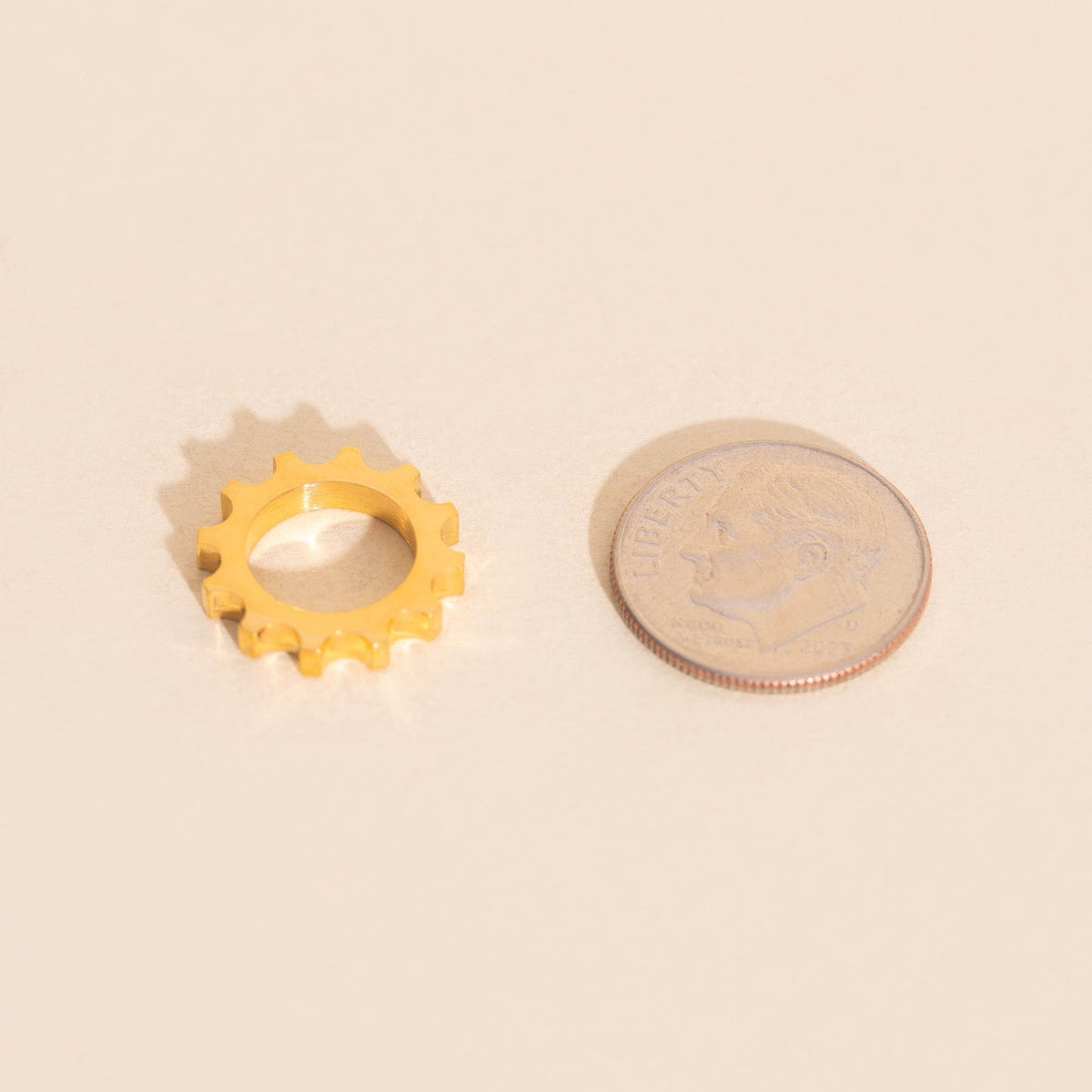 Gear Necklace Extender Charm