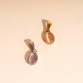 Haze Oval Necklace Charm 8