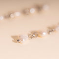 Pearl Dangle Chain Stud Earrings 6