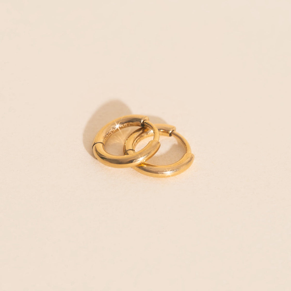 Titanium Mini Rounded Huggie Hoop Earrings - FeatherTUFF™