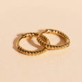 Rope Rounded Huggie Hoop Earrings 6