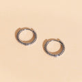 Rope Rounded Huggie Hoop Earrings 9