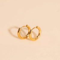 Titanium Mini Rounded Huggie Hoop Earrings - FeatherTUFF™