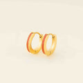 Color Huggie Hoop Earrings 9