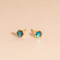 March Birthstone Stud Earrings 1