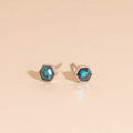 March Birthstone Stud Earrings 4