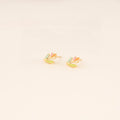 Pastel Flower Stud Earrings 1