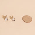 Mini Pearl Flower Stud Earrings 6